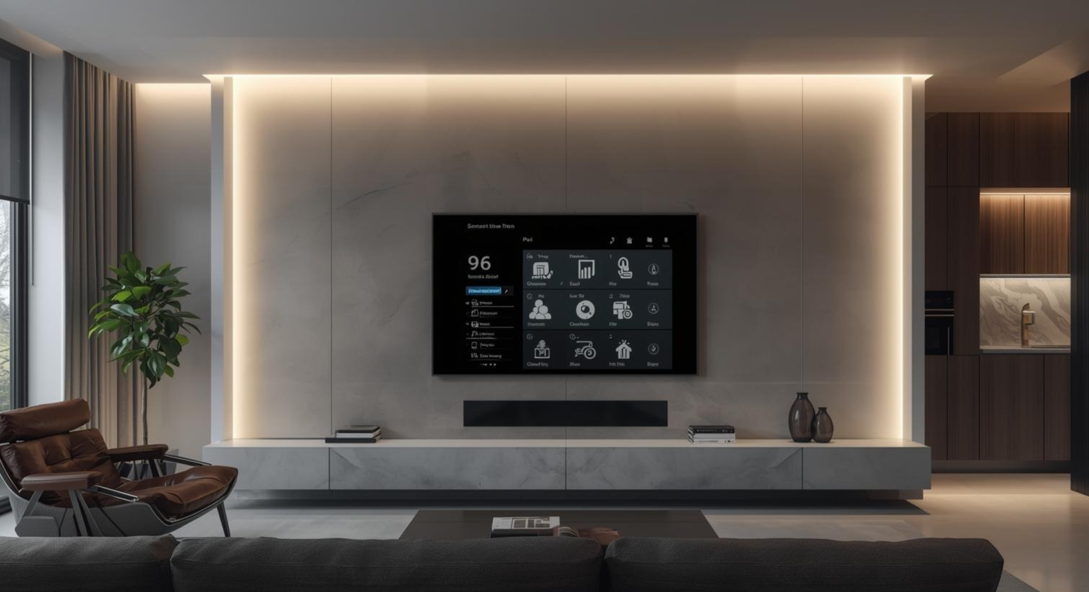 Smart Home Steuerung Tablet zur Visualisierung