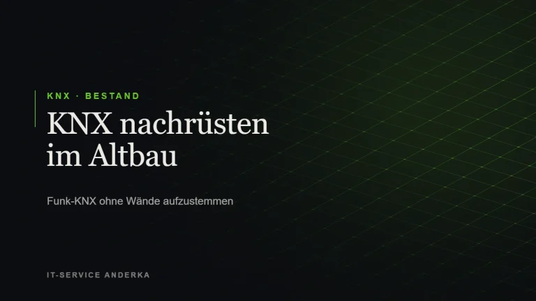 KNX nachrüsten im Altbau mit Funk-KNX – Beitragsbild
