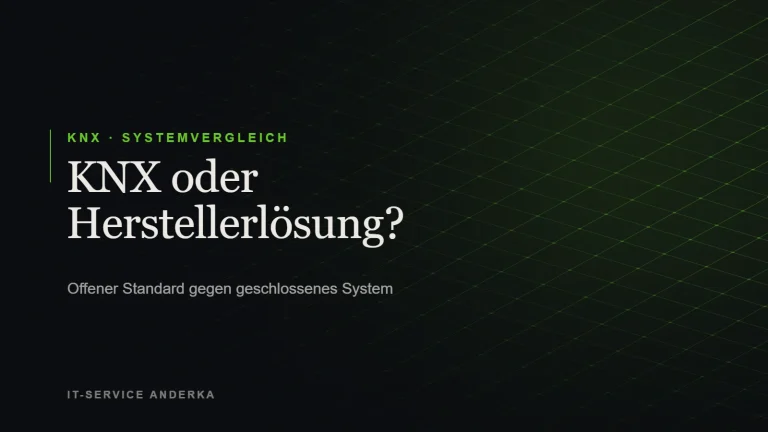 KNX oder Herstellerlösung – Systemvergleich, Beitragsbild