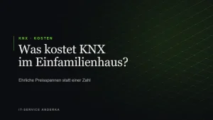 KNX Kosten im Einfamilienhaus – Beitragsbild