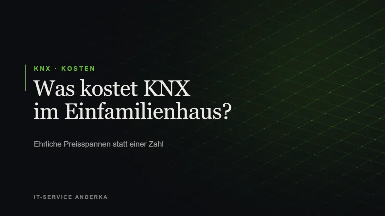 KNX Kosten im Einfamilienhaus – Beitragsbild
